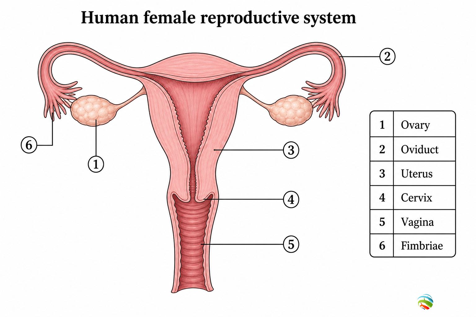 Human female reproductive system